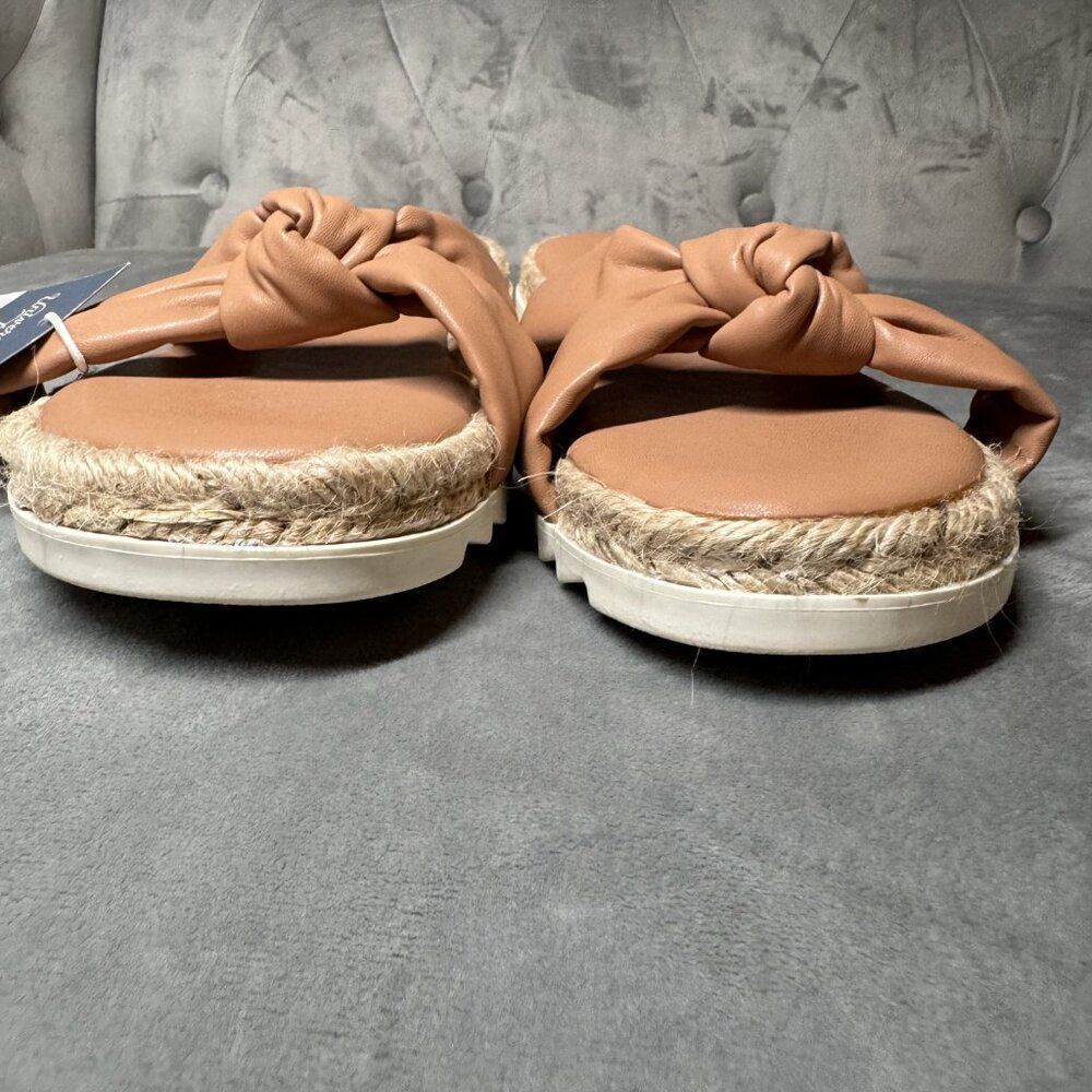 Universal Thread Dena Knotted Tan Espadrille Sandal Size 8 1/2 NEW WITH TAG - Picture 5 of 10
